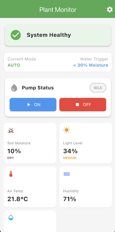 Smart Plant Monitor screenshot 1